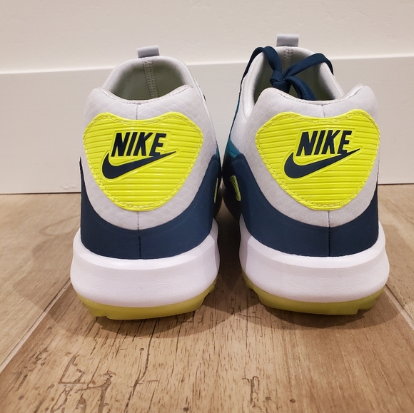 NIKE AIR ZOOM 90 IT RIO TURQUOISE GOLF CLEATS MENS - Picture 5 of 6